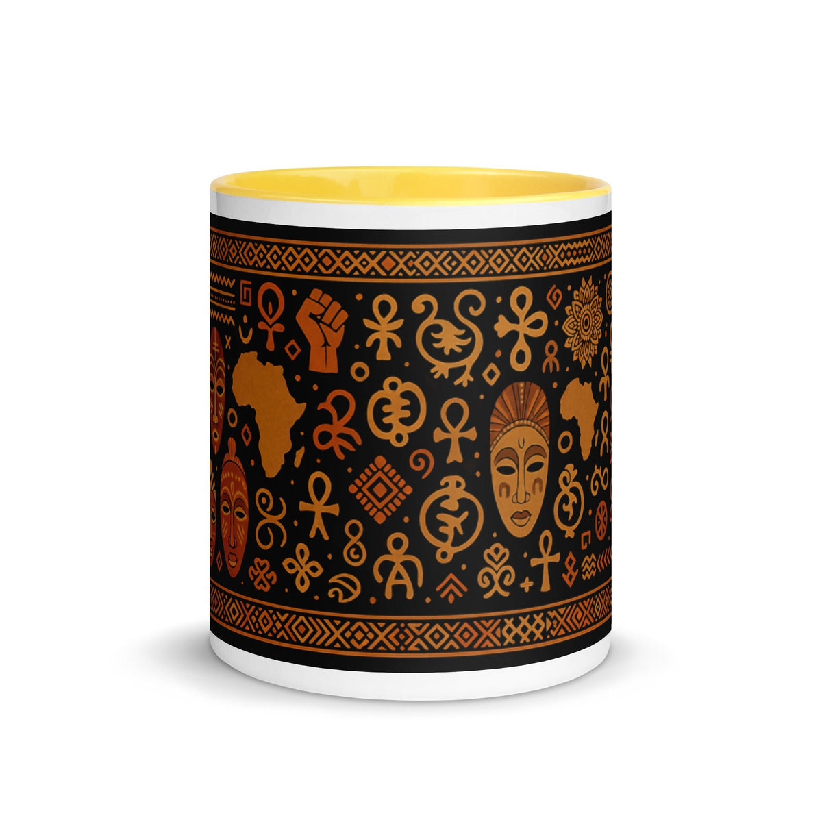 Ancestral Symbols Mug - Cimarron: Threads of Liberation