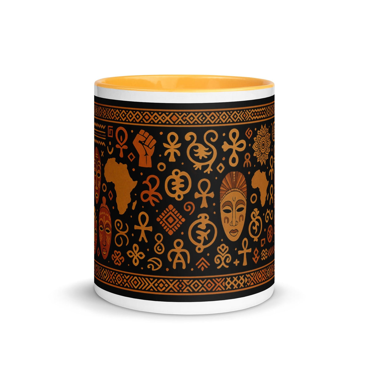 Ancestral Symbols Mug - Cimarron: Threads of Liberation
