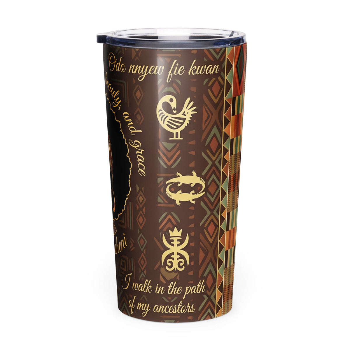 Black Women Empowerment Tumbler - Cimarron: Threads of Liberation