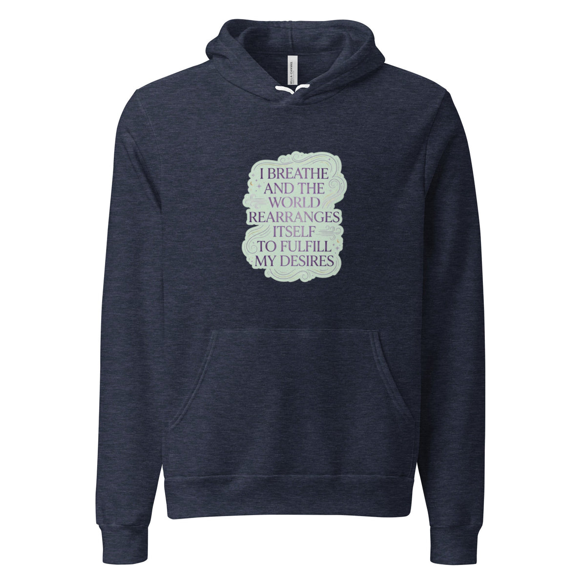 : I Breathe and the World Rearranges - Abundance Affirmation Tee - Cimarron: Threads of Liberation