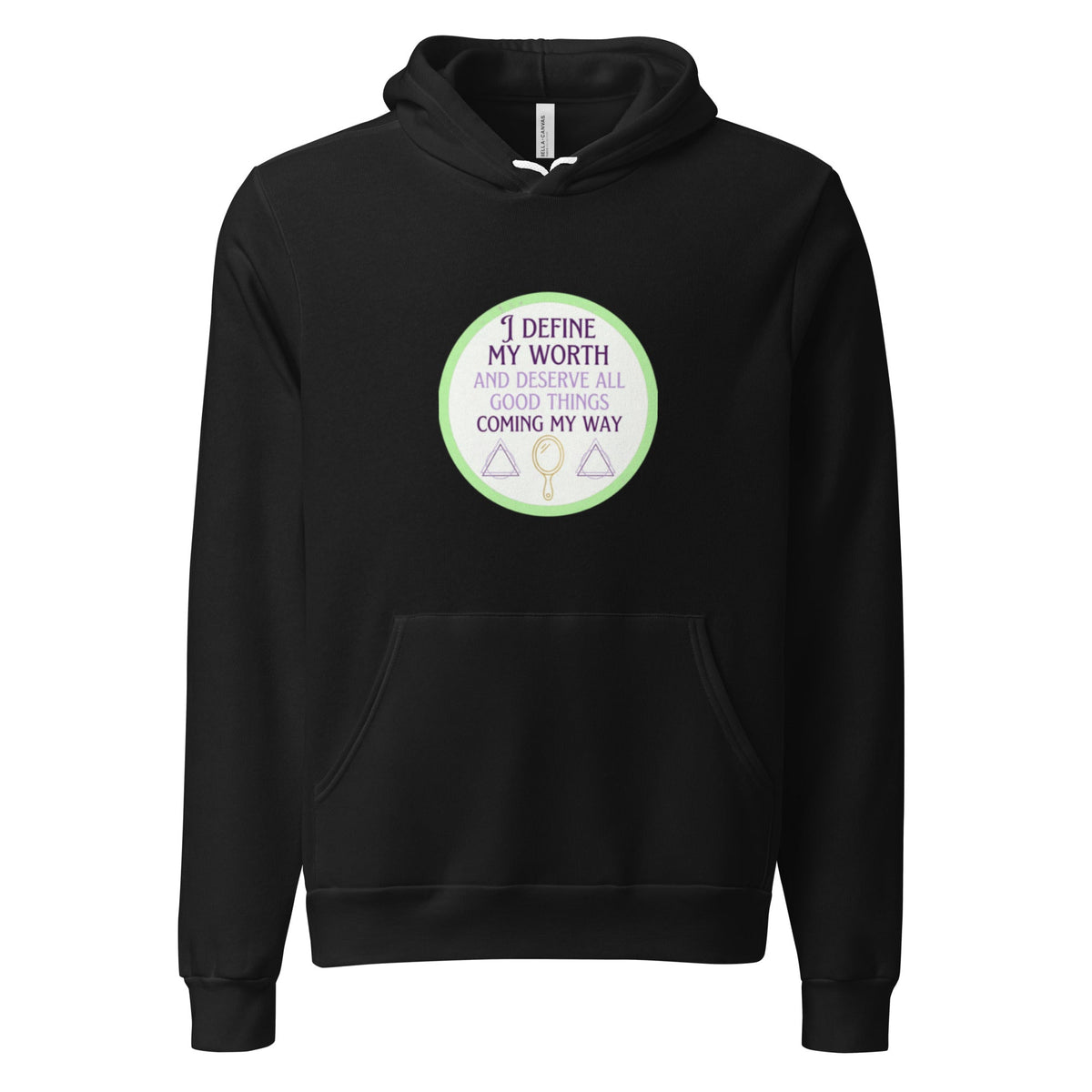 I Define My Worth - Self - Worth Affirmation Hoodie - Cimarron: Threads of Liberation