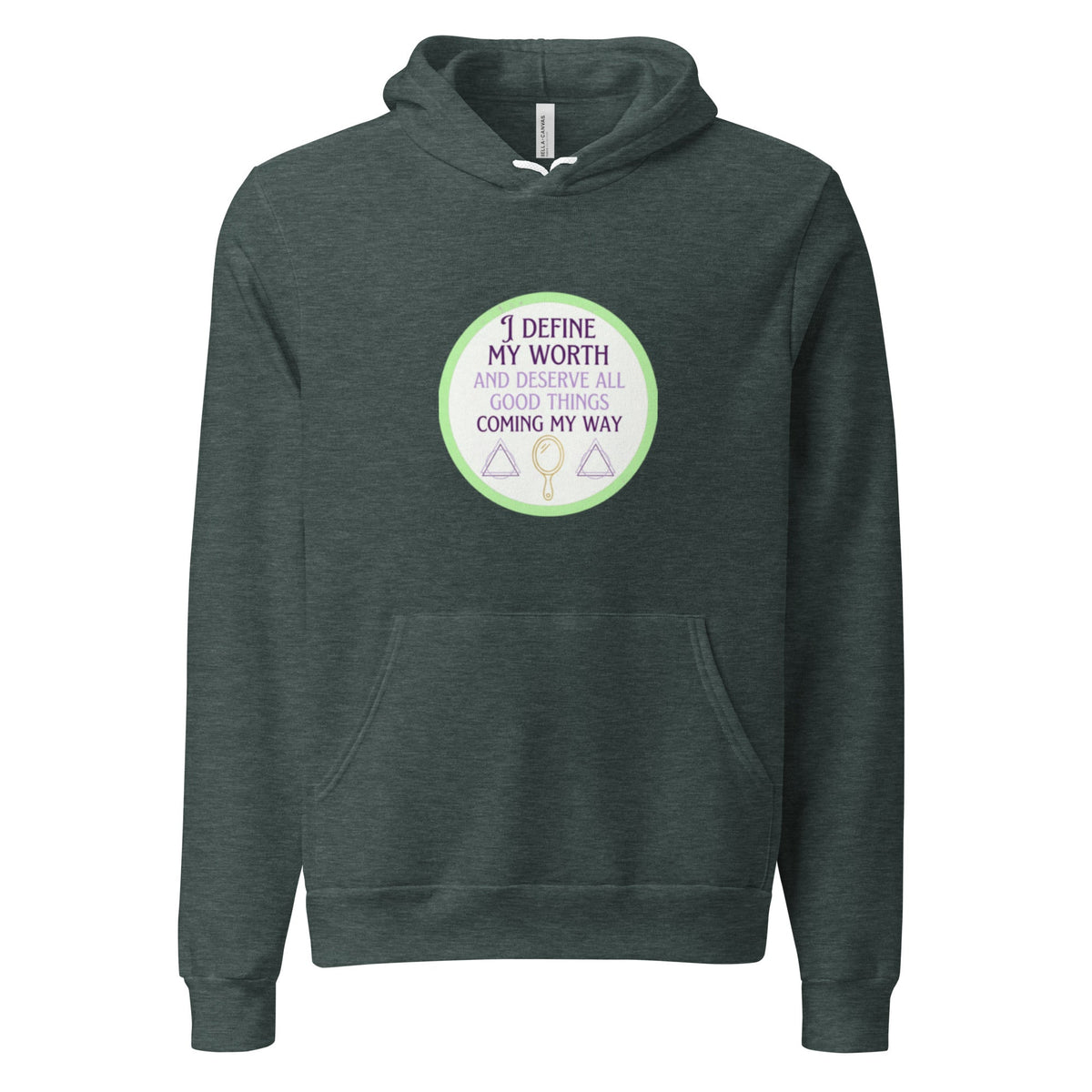 I Define My Worth - Self - Worth Affirmation Hoodie - Cimarron: Threads of Liberation