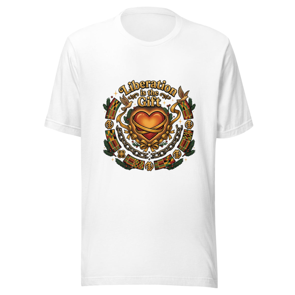 Liberation is the Gift - Holiday Freedom Tee - Cimarron: Threads of Liberation