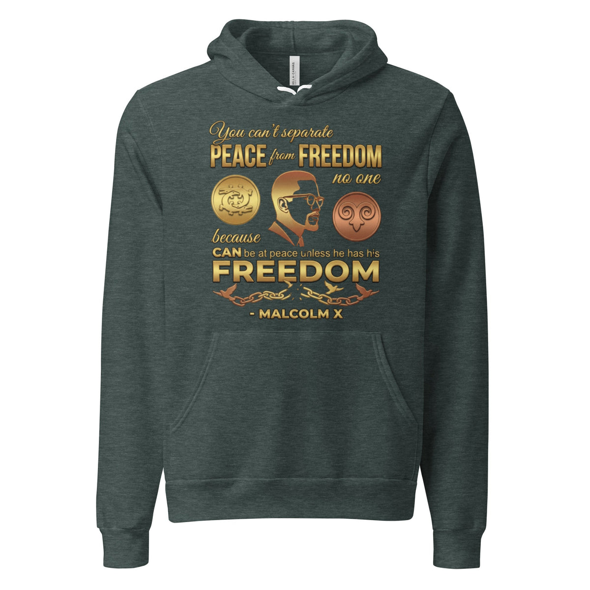 Malcolm X - "Peace & Freedom" - Cimarron: Threads of Liberation