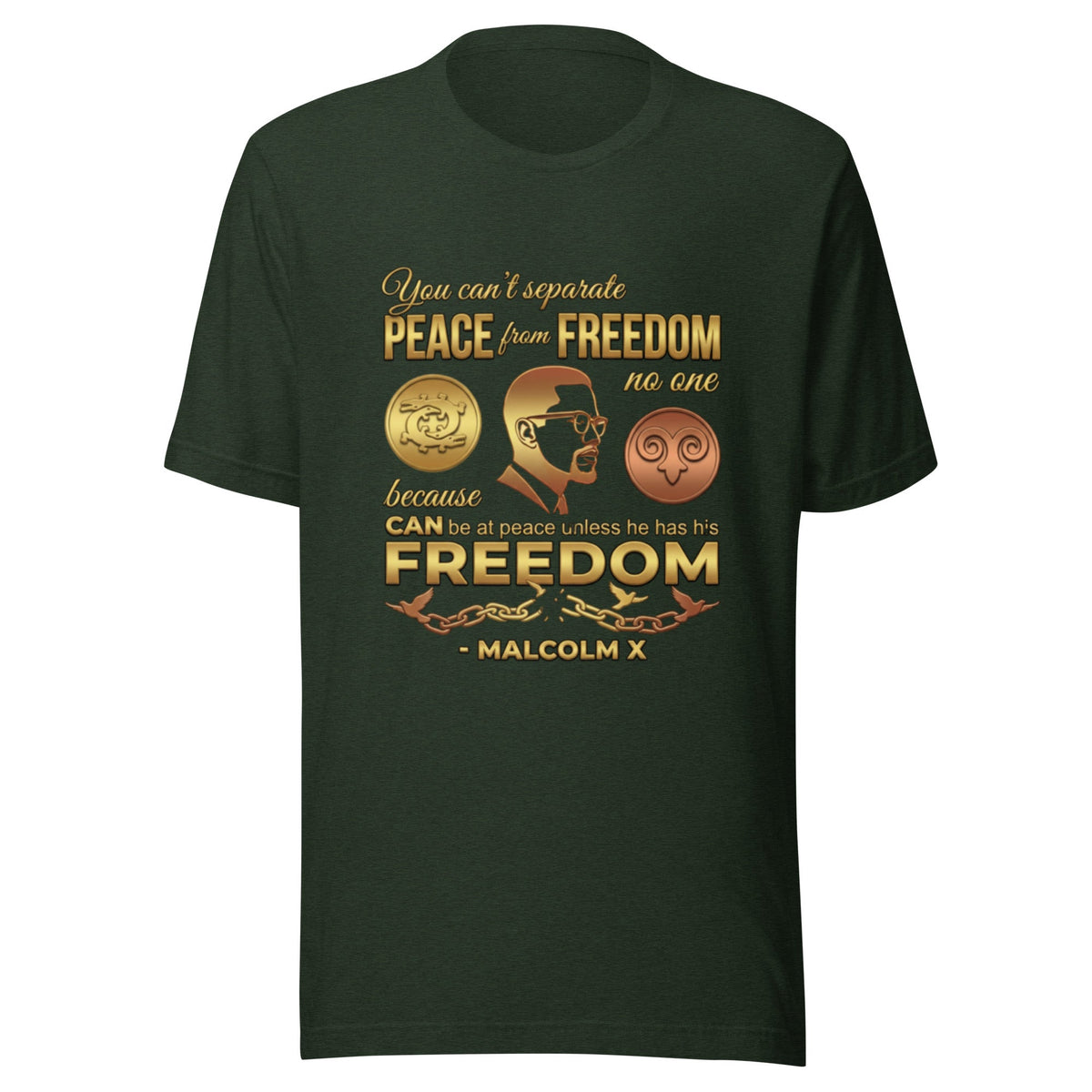 Malcolm X - "Peace & Freedom" - Cimarron: Threads of Liberation
