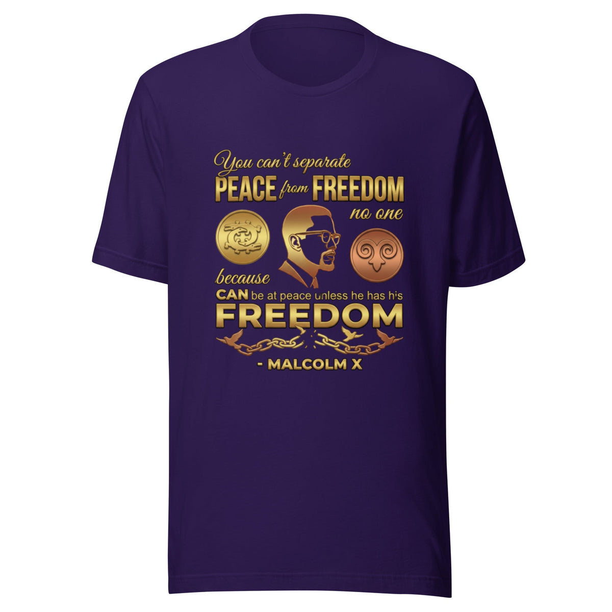 Malcolm X - "Peace & Freedom" - Cimarron: Threads of Liberation