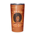 Radiant Joy African Affirmation Tumbler for Black Women - Cimarron: Threads of Liberation