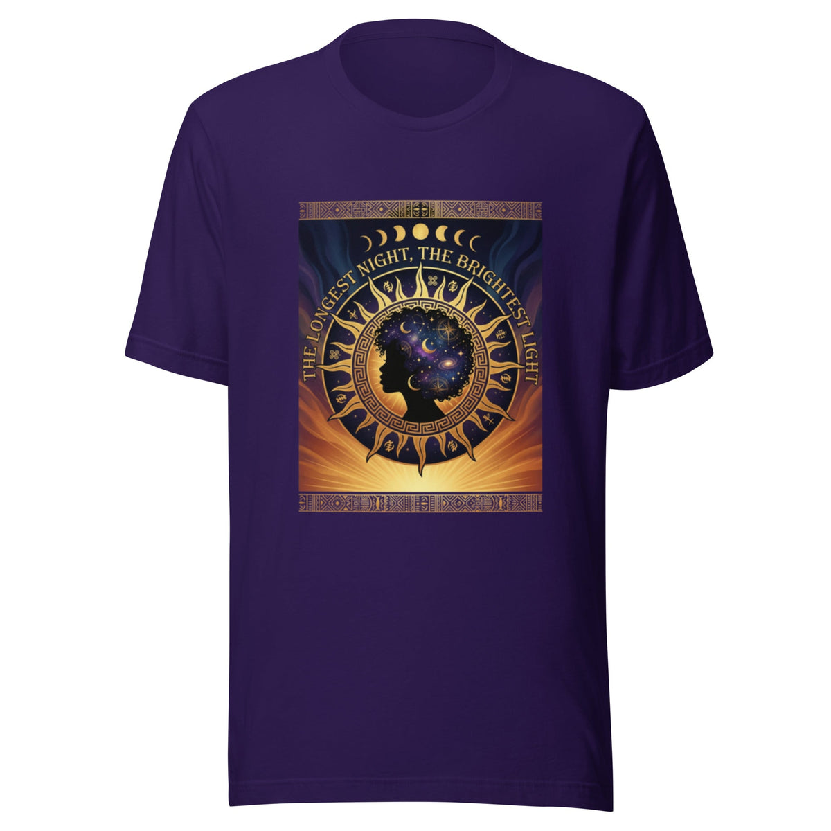 The Longest Night, The Brightest Light - Winter Solstice Tee - Cimarron: Threads of Liberation