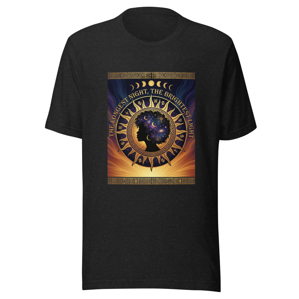 The Longest Night, The Brightest Light - Winter Solstice Tee - Cimarron: Threads of Liberation