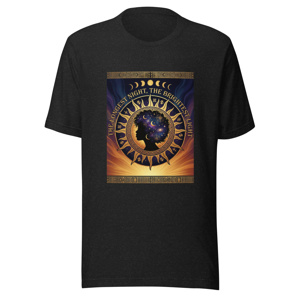 The Longest Night, The Brightest Light - Winter Solstice Tee - Cimarron: Threads of Liberation