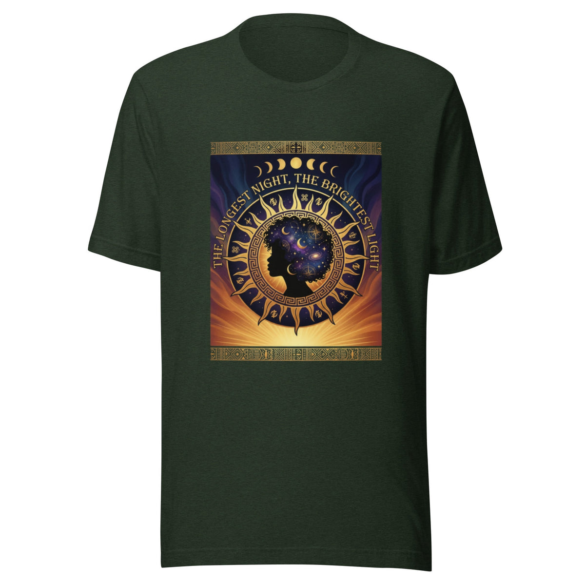 The Longest Night, The Brightest Light - Winter Solstice Tee - Cimarron: Threads of Liberation